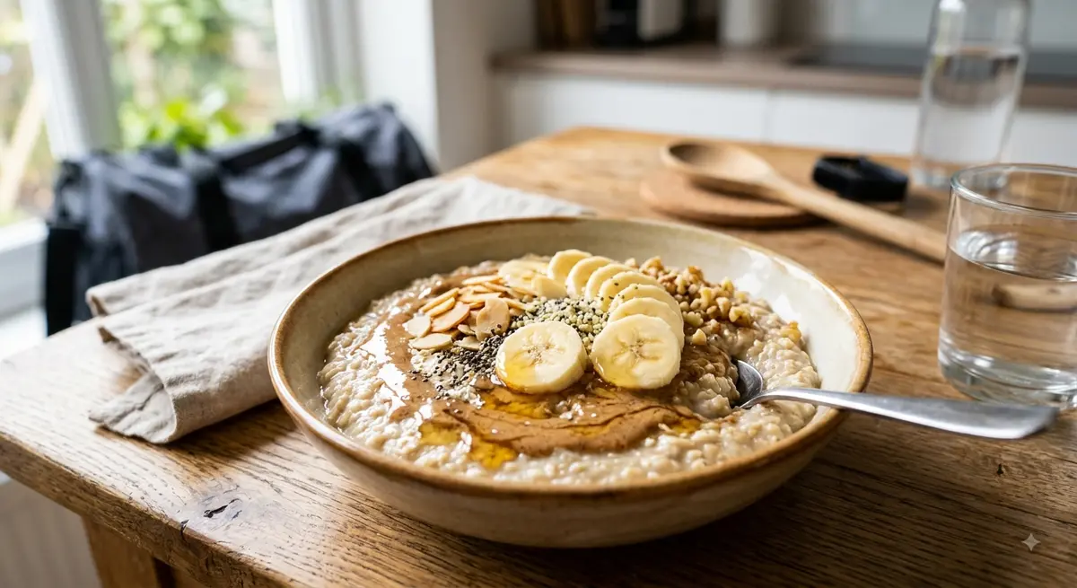 Banana Honey Almond Butter Porridge